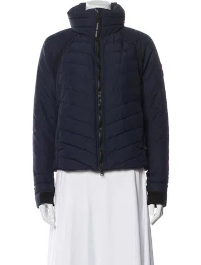 Pre-owned Canada Goose Nylon Down Jacket In Blue
