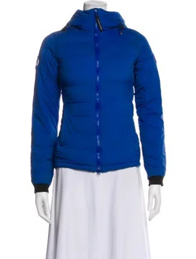 Pre-owned Canada Goose Nylon Down Jacket In Blue