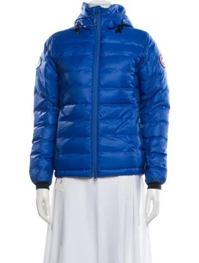 Pre-owned Canada Goose Nylon Down Jacket In Blue