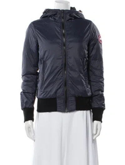 Pre-owned Canada Goose Nylon Down Jacket In Blue