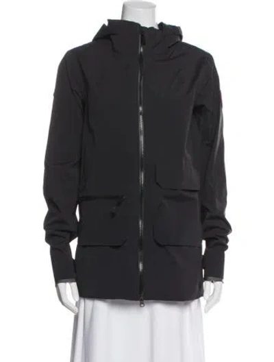 Pre-owned Canada Goose Nylon Down Jacket In Blue