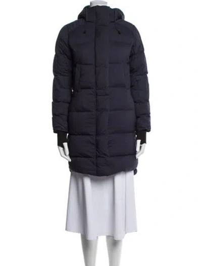 Pre-owned Canada Goose Nylon Down Jacket In Blue