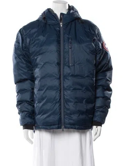 Pre-owned Canada Goose Nylon Down Jacket In Blue