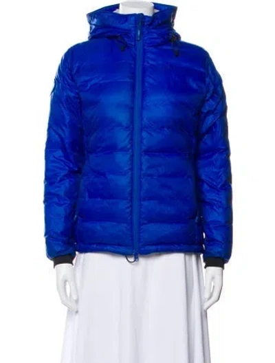 Pre-owned Canada Goose Nylon Down Jacket In Blue
