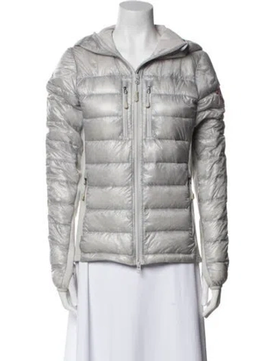 Pre-owned Canada Goose Nylon Down Jacket In Gray