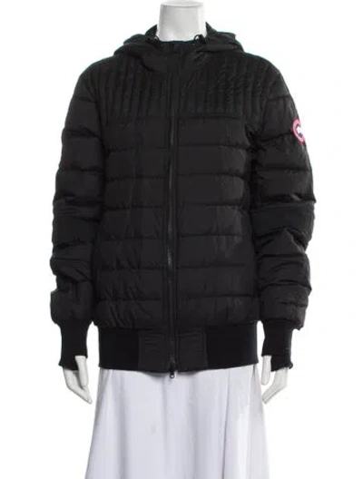 Pre-owned Canada Goose Nylon Down Jacket In Gray