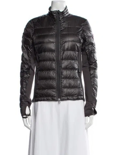 Pre-owned Canada Goose Nylon Down Jacket In Gray