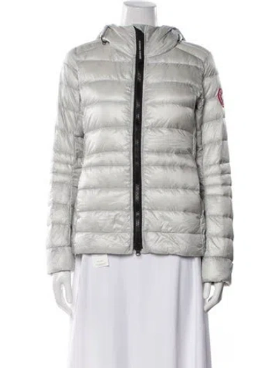 Pre-owned Canada Goose Nylon Down Jacket In Gray