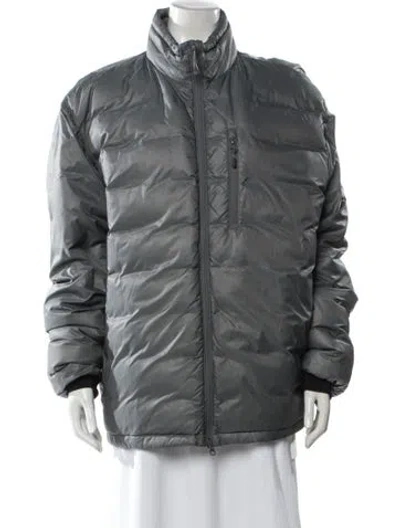 Pre-owned Canada Goose Nylon Down Jacket In Gray