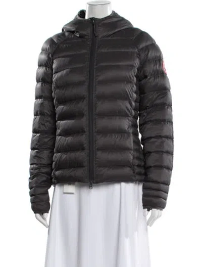 Pre-owned Canada Goose Nylon Down Jacket In Gray