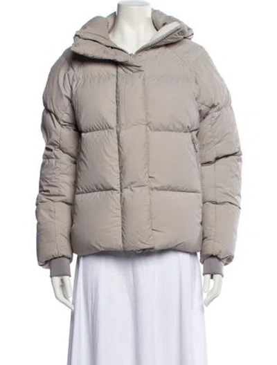 Pre-owned Canada Goose Nylon Down Jacket In Neutral