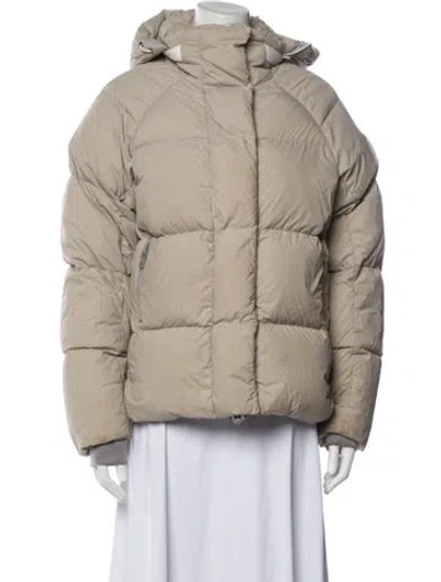 Pre-owned Canada Goose Nylon Down Jacket In Neutral