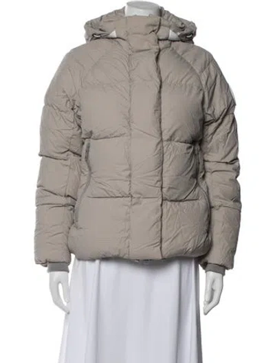 Pre-owned Canada Goose Nylon Down Jacket In Neutrals