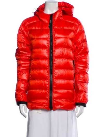 Pre-owned Canada Goose Nylon Jacket In Orange