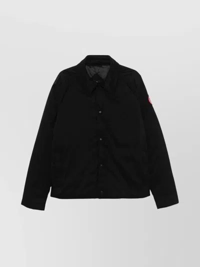 CANADA GOOSE NYLON JACKET WITH LONG SLEEVES AND COLLAR