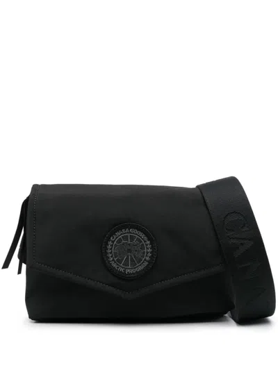 Canada Goose Nylon Mini Waistbag In Black