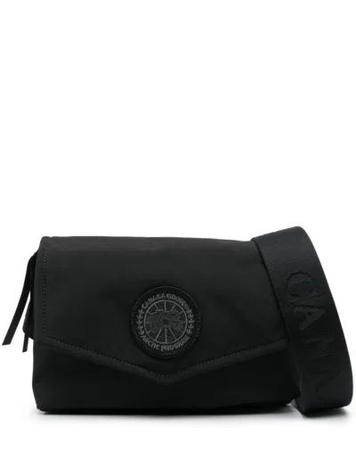 Canada Goose Nylon Mini Waistbag In Black