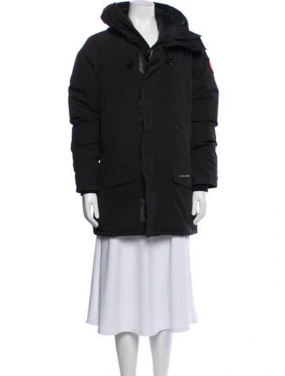 Pre-owned Canada Goose Nylon Parka In Black