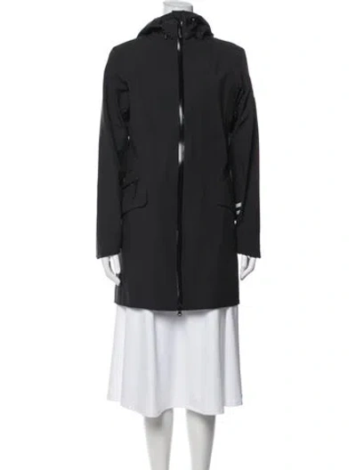 Pre-owned Canada Goose Nylon Parka In Grey