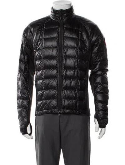 Pre-owned Canada Goose Nylon Puffer Coat In Black