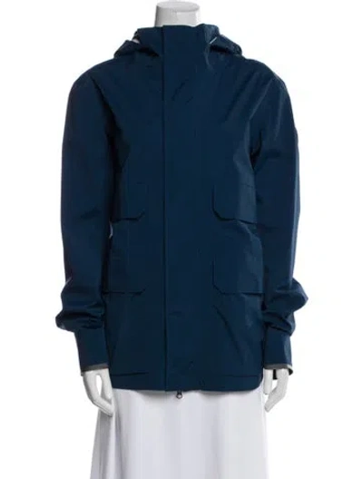 Pre-owned Canada Goose Nylon Utility Jacket In Blue