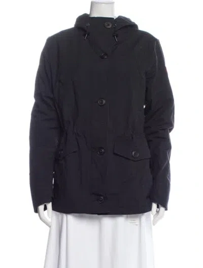 Pre-owned Canada Goose Nylon Utility Jacket In Gray