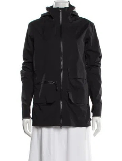 Pre-owned Canada Goose Nylon Utility Jacket In Gray