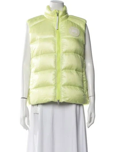 Pre-owned Canada Goose Nylon Vest In Green