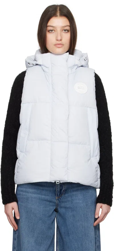 Canada Goose Off-white Junction Down Waistcoat In Blue