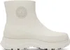 Canada Goose Off-white Vancouver Rain Boots In 828 Snowcap-colibri