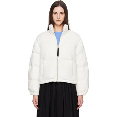 Canada Goose Off-white Fallon Fleece Puffer Down Jacket In 9224 Bone