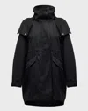 Canada Goose Olivine Twilla Midweight Hooded Coat In Black