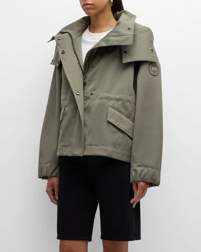 Canada Goose Olivine Twilla Midweight Hooded Coat In Smokey Sage