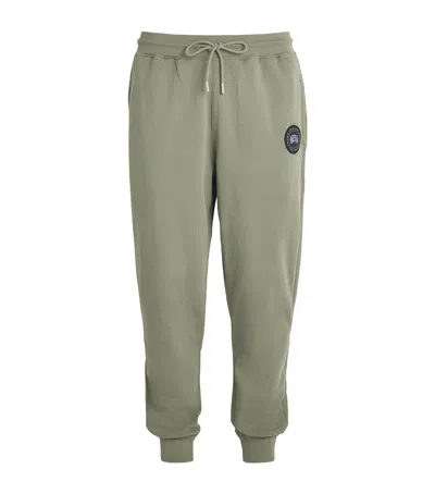 Canada Goose Organic Cotton Loon Sweatpants In Green