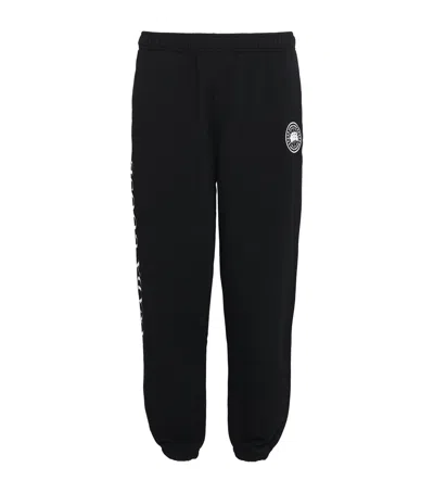 Canada Goose Organic Cotton Printed Rove Sweatpants In Black