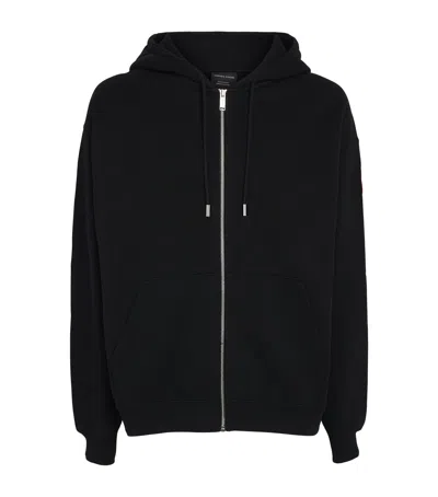 Canada Goose Organic Cotton Rove Zip-up Hoodie In Black