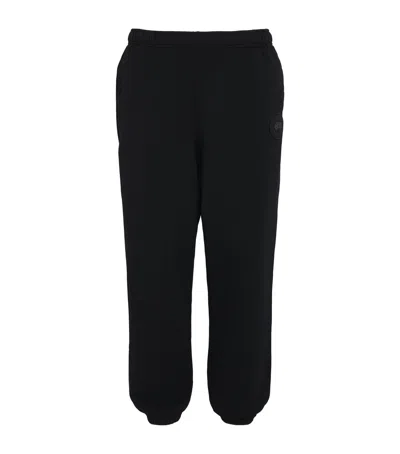 Canada Goose Organic Cotton Tonal Rove Sweatpants In Black