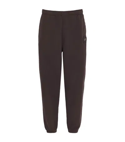 Canada Goose Organic Cotton Tonal Rove Sweatpants In Brown