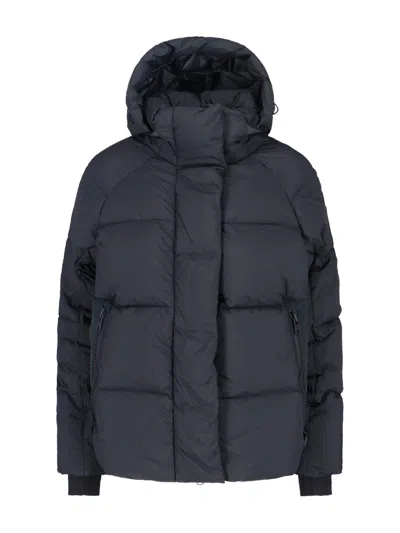 Canada Goose Oversized Parka Jacket With Hood For Women In Blue