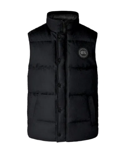 Canada Goose Padded Down Gilet In Black