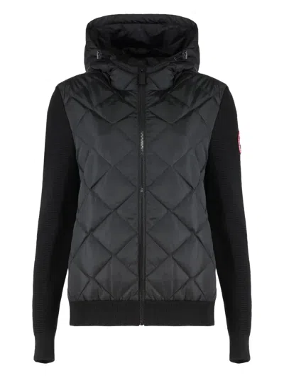 Canada Goose Padded-front Cardigan In Brown