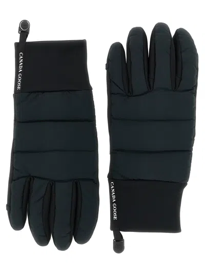 Canada Goose Lightweight Puffer Gloves In Black