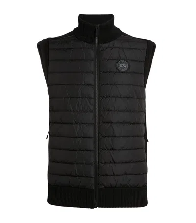 Canada Goose Padded Hybridge Gilet In Black