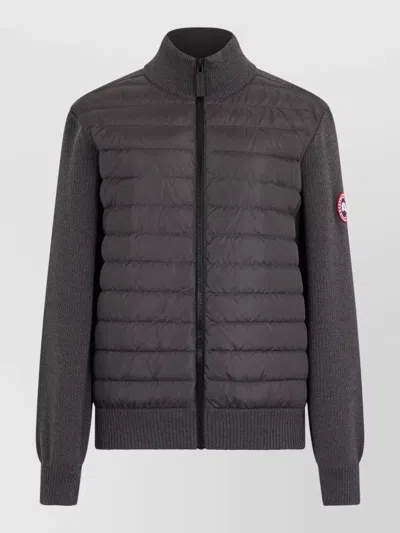 Canada Goose Lightweight Padded Jacket With Mesh Inserts For Men In Gray