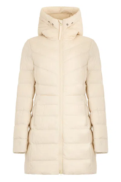 Canada Goose Padded Jacket With Hood For Women In Neutral