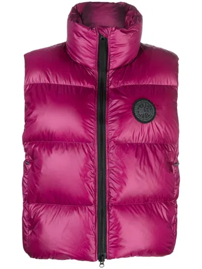 Canada goose gilet pink clearance