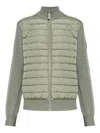 Canada Goose Long-sleeved Paneled Down Jacket In Green