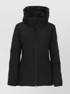 Canada Goose Padded Parka Removable Hood In Black