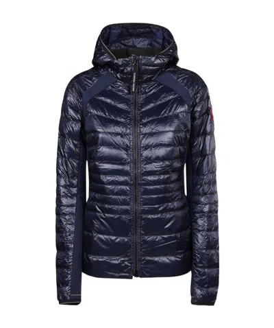 Canada Goose Padded Zip-up Down Jacket In Black
