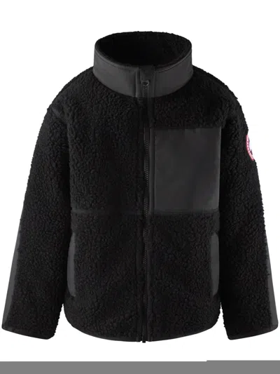 Canada Goose Kids' Panelled-design Jacket In Black